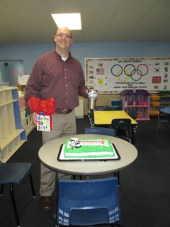 Mr. Brett our Administrator on his birthday